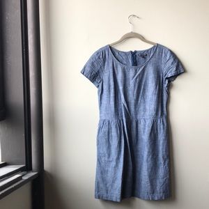 Gap Chambray Denim Dress with Pockets!